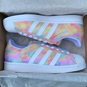 Limited Release Adidas Original Superstars Tie Dye